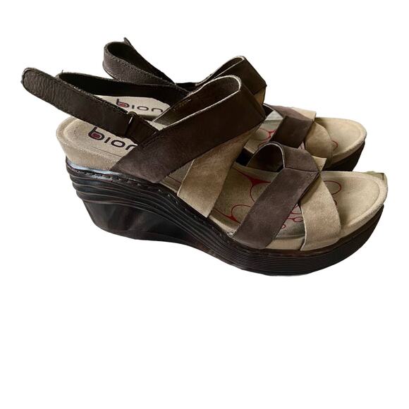 Bionica Wedge Sandals Shoes Women’s 8.5 - Picture 1 of 7